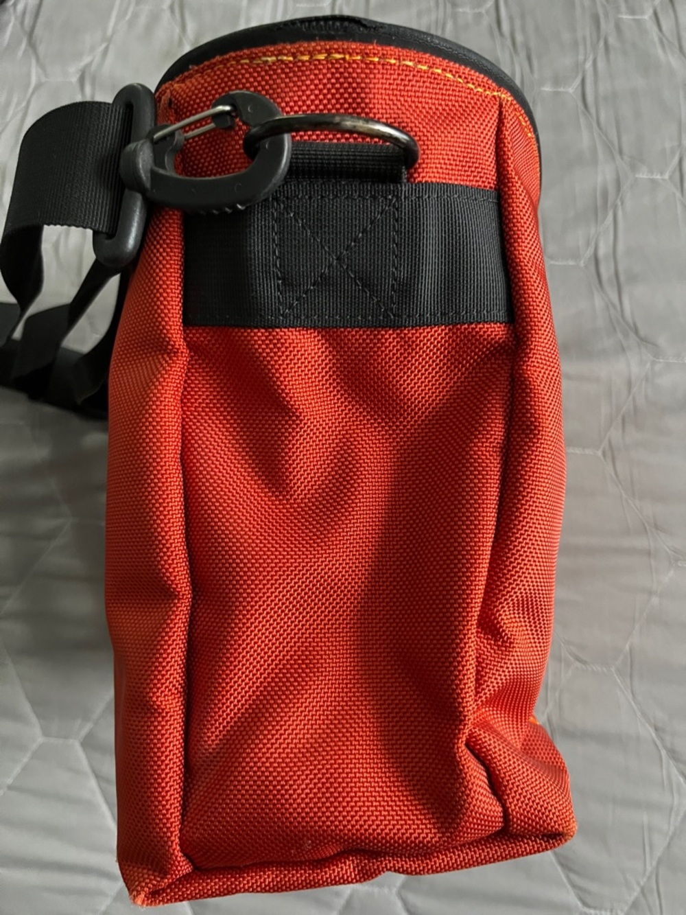 Timbuk2 Cargo Tote, orange, zipper top - Picture 5 of 11